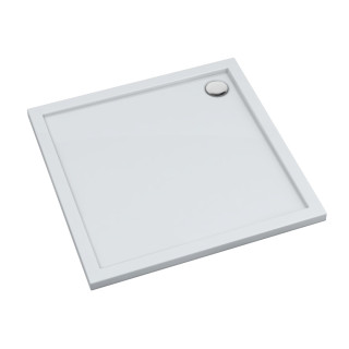 Schedline Brodzik akrylowy Sharper 75x75x4,5 cm, kwadratowy, Gwarancja 7 lat